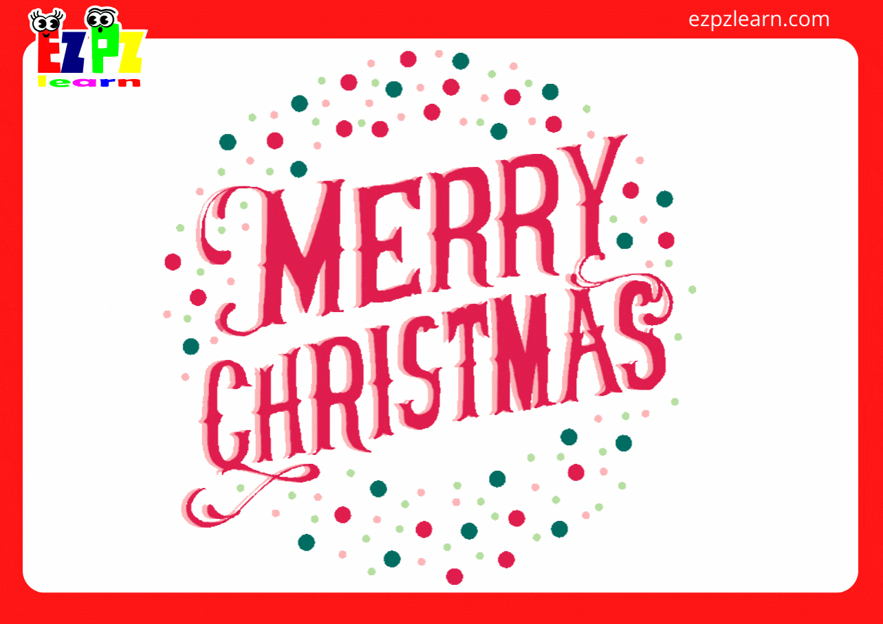 Christmas Animated Flashcards Ezpzlearn